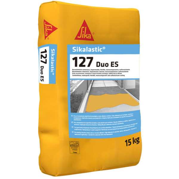 Sikalastic-127 Duo ES Bolsa 15 Kg SIKA