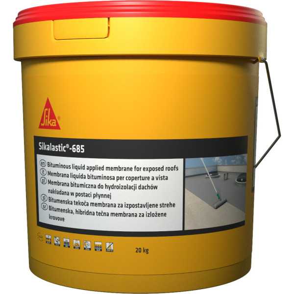 Sikalastic-685 Negro Cubo 20 Kg SIKA