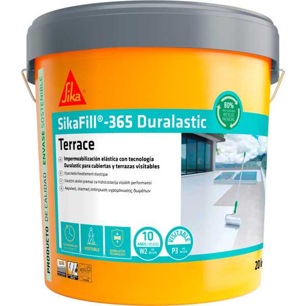 SikaFill 365 Terrace Rojo 5 Kg SIKA