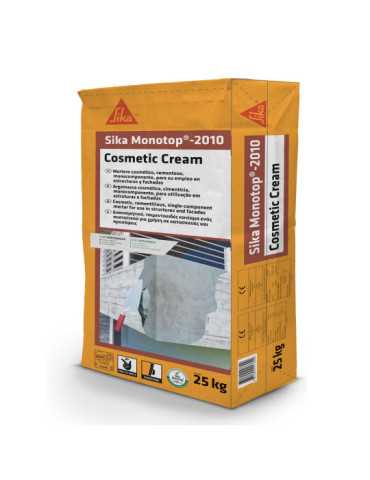 SikaMonoTop-2010 Cosmetic Cream Saco 25 Kg SIKA