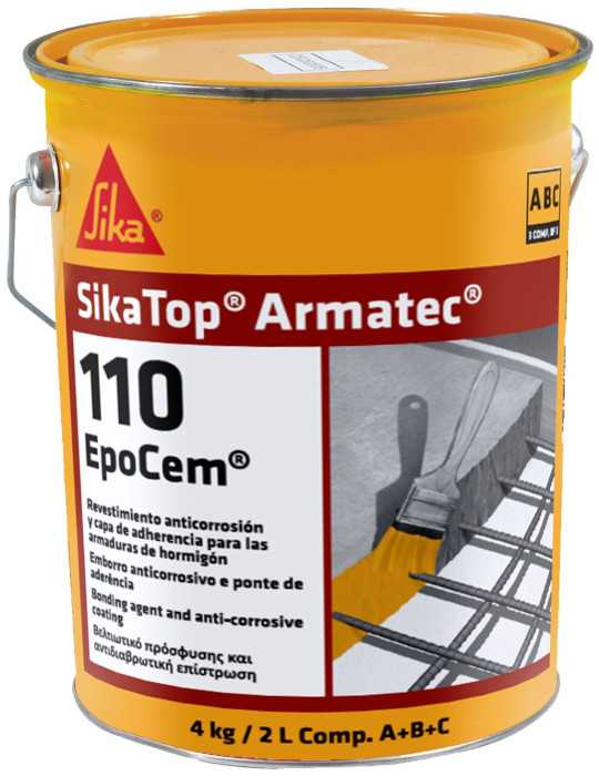 SikaTop Armatec-110 EC (ABC) Lote 4 Kg SIKA