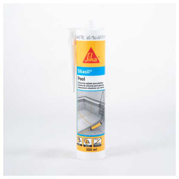Lote de 3 unidades Sikasil Pool transparente 300 ML Cartucho SIKA