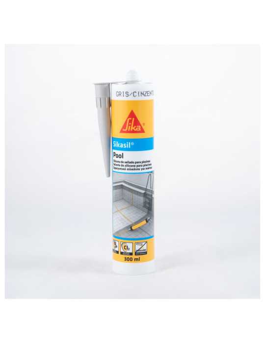 Lote de 3 unidades Sikasil Pool transparente 300 ML Cartucho SIKA