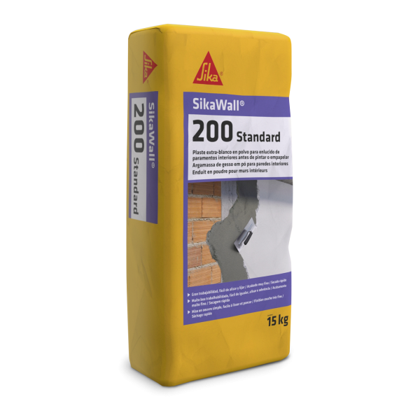 Lote de 3 unidades SikaWall-200 Standard 15 KG Saco SIKA