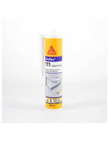 Lote de 5 unidades Sikaflex-111 Stick&Seal negro 290 ML Cartucho SIKA