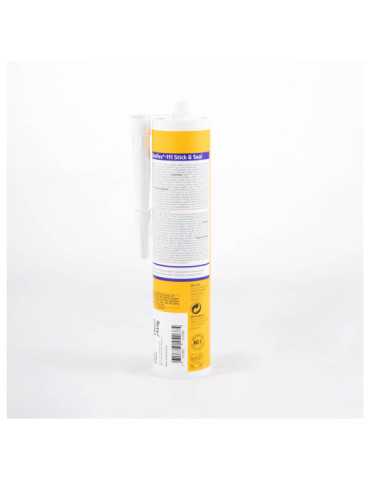 Lote de 5 unidades Sikaflex-111 Stick&Seal negro 290 ML Cartucho SIKA 2