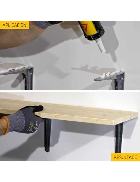 Lote de 5 unidades Sikaflex-111 Stick&Seal negro 290 ML Cartucho SIKA