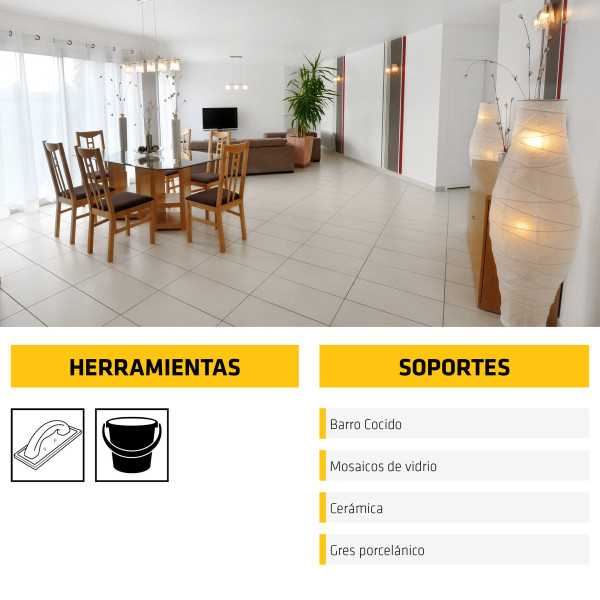 Lote de 5 unidades SikaCeram-650 Classic sand 5 KG Saco SIKA
