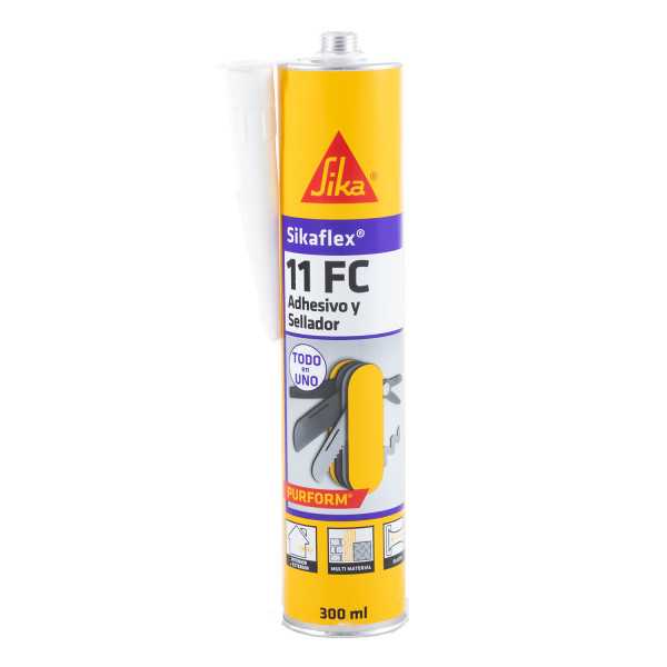 Lote de 6 unidades Sikaflex-11FC Purform blanco 300 ML Unipac SIKA
