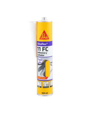 Lote de 6 unidades Sikaflex-11FC Purform gris hormigón 300 ML Unipac SIKA