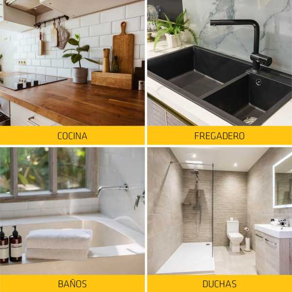 Lote de 5 unidades SikaSeal 175 Baños & Cocinas blanco SIKA