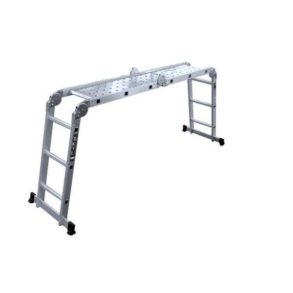 Escalera articulada multiposiciones Brico-Office de 3x4 peldaños marca KTL