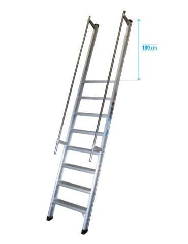 Escalera de acceso COMFORT de 5 peldaños marca KTL