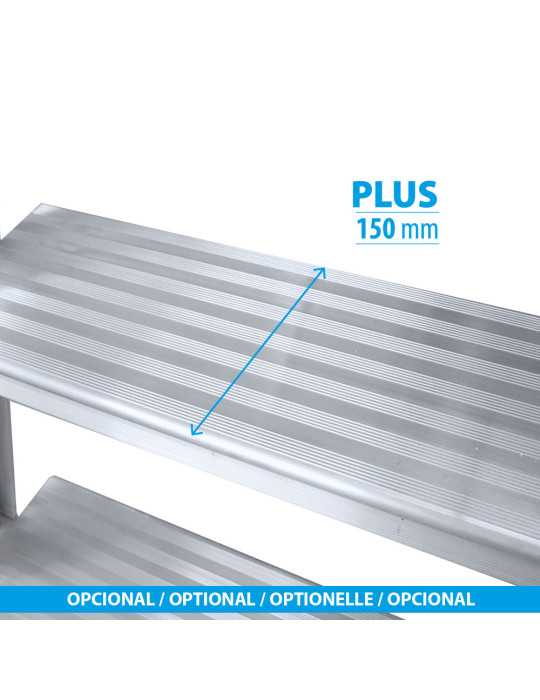 Escalera de acceso COMFORT de 9 peldaños marca KTL