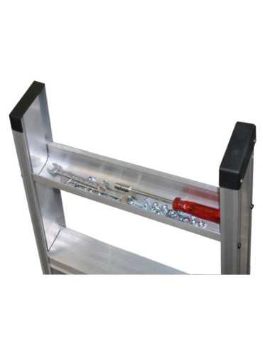 Escalera de apoyo COMFORT de 6 peldaños marca KTL 2