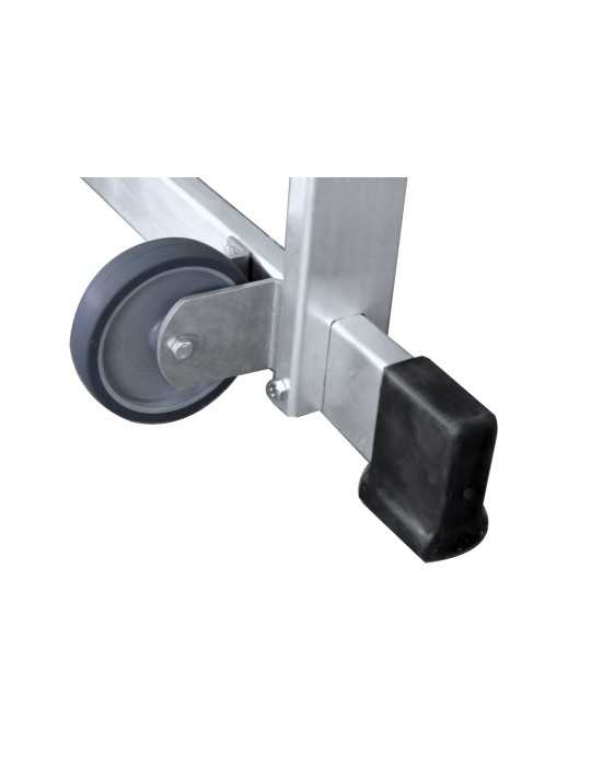 Escalera de plataforma móvil 45 Grados MAX de 3 peldaños con plataforma de 60x60 cm marca KTL