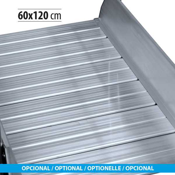 Escalera de plataforma móvil EP-1 de 6 peldaños con plataforma de 49x60 cm marca KTL