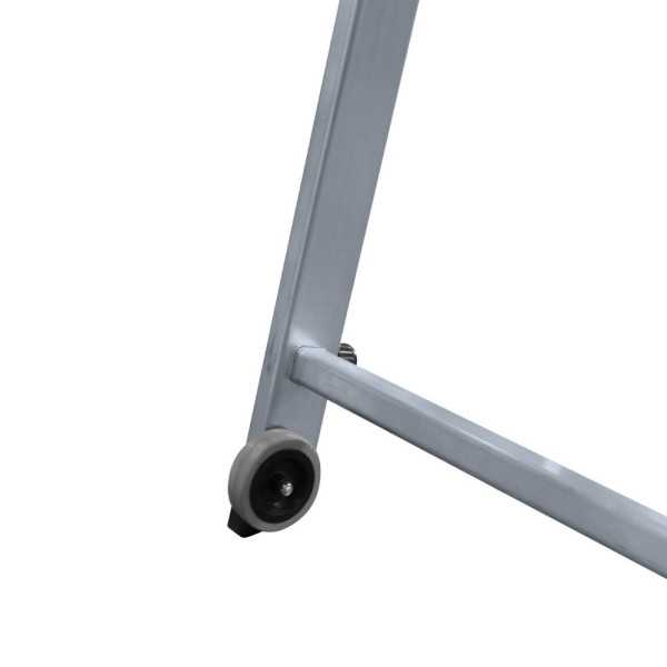 Escalera de tijera XL de 11 peldaños con plataforma de 30x30 cm marca KTL