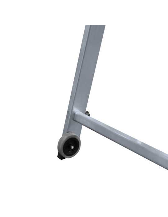 Escalera de tijera XL de 12 peldaños con plataforma de 30x30 cm marca KTL
