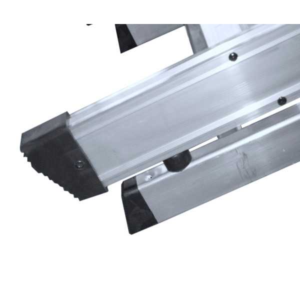 Escalera de tijera XL-S de 4 peldaños con plataforma de 30x30 cm marca KTL
