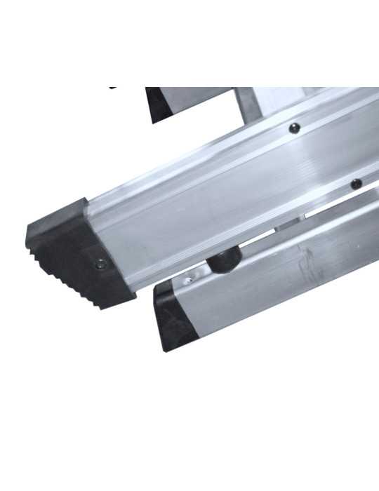 Escalera de tijera XL-S de 4 peldaños con plataforma de 30x30 cm marca KTL