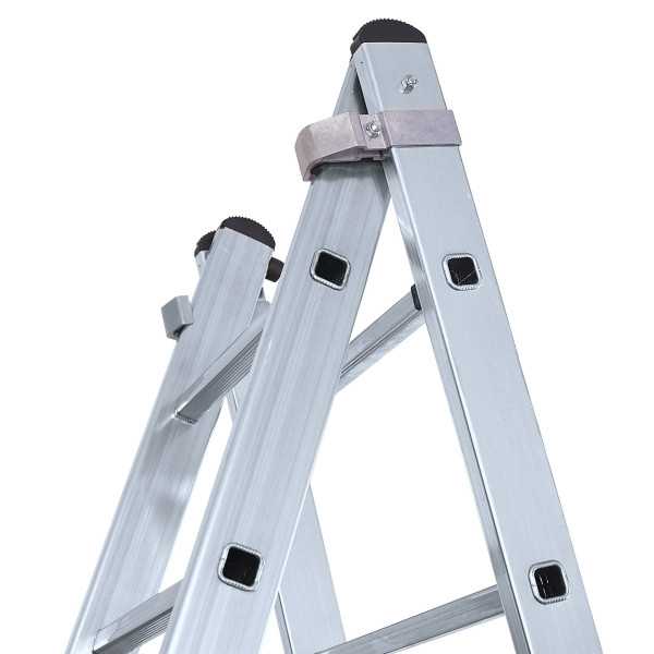 Escalera doble con base Industrial de 6x2 peldaños marca KTL