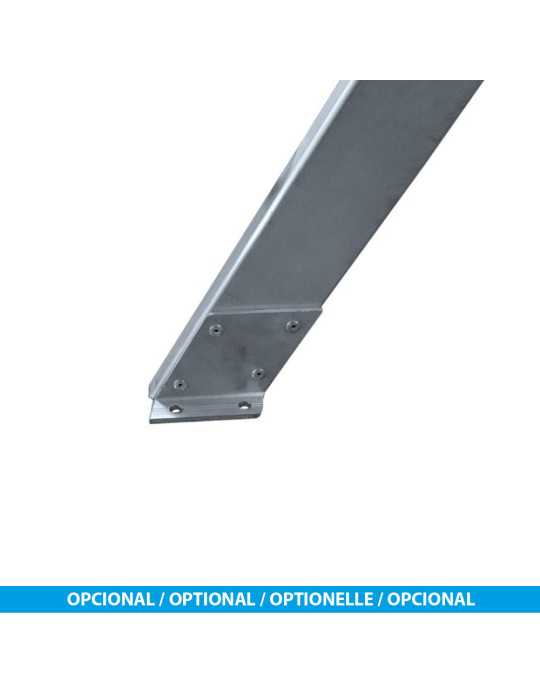 Escalera doble extensión manual Industrial de 8x2 peldaños marca KTL