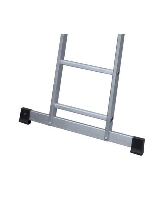 Escalera doble extensión manual Profesional de 9x2 peldaños marca KTL