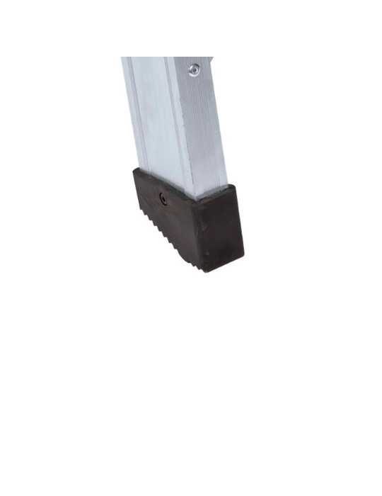 Escalera móvil con plataforma, plegable 2XL-S de 2 peldaños con plataforma de 45x45 cm marca KTL