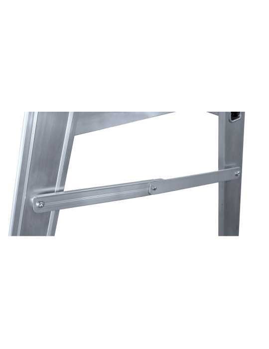 Escalera móvil con plataforma, plegable KASTLE de 3 peldaños con plataforma de 51x60 cm marca KTL