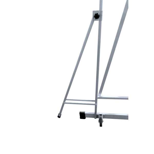Escalera móvil con plataforma, plegable KASTLE de 4 peldaños con plataforma de 51x60 cm marca KTL