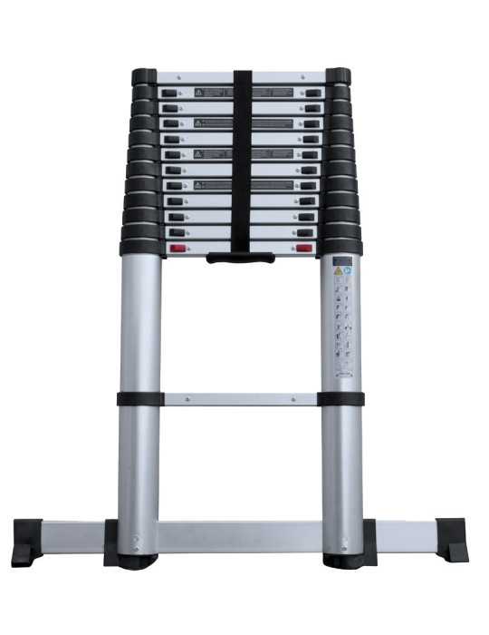 Escalera telescópica de apoyo KLAK-KLAK de 9 peldaños marca KTL