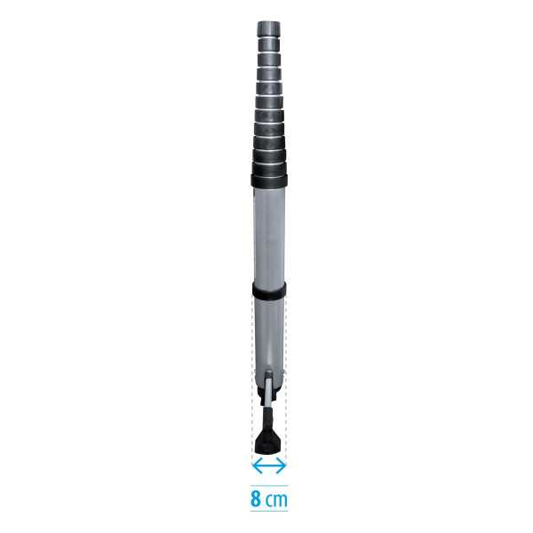 Escalera telescópica de apoyo KLAK-KLAK de 10 peldaños marca KTL