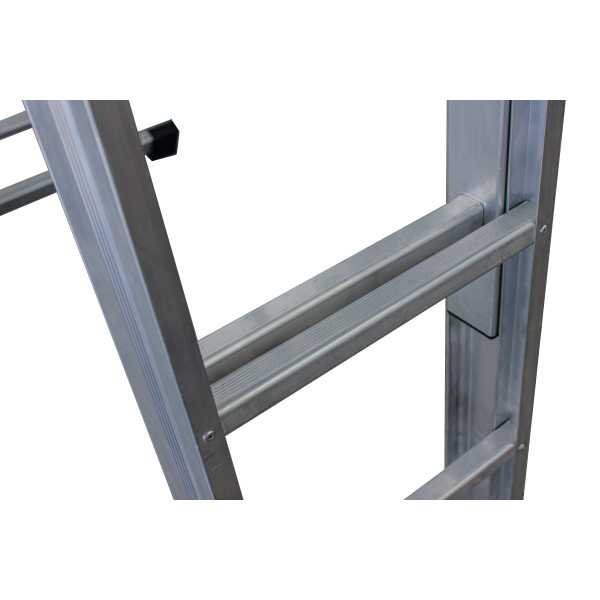 Escalera telescópica multifunción K2n de 3+3 peldaños marca KTL