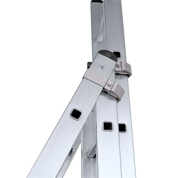 Escalera triple con base Industrial de 6x3 peldaños marca KTL