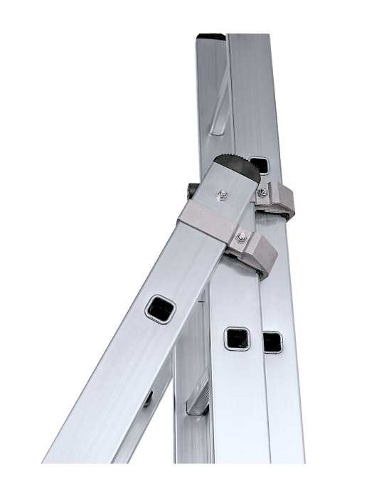 Escalera triple con base Industrial de 6x3 peldaños marca KTL