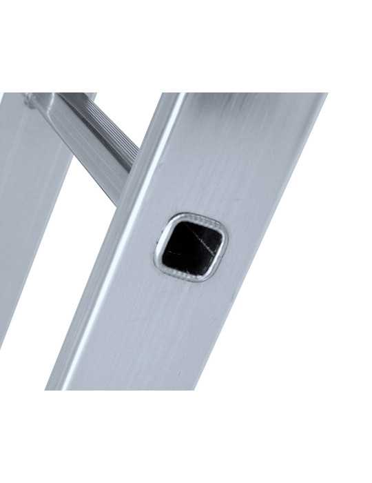 Escalera triple con base Industrial de 7x3 peldaños marca KTL
