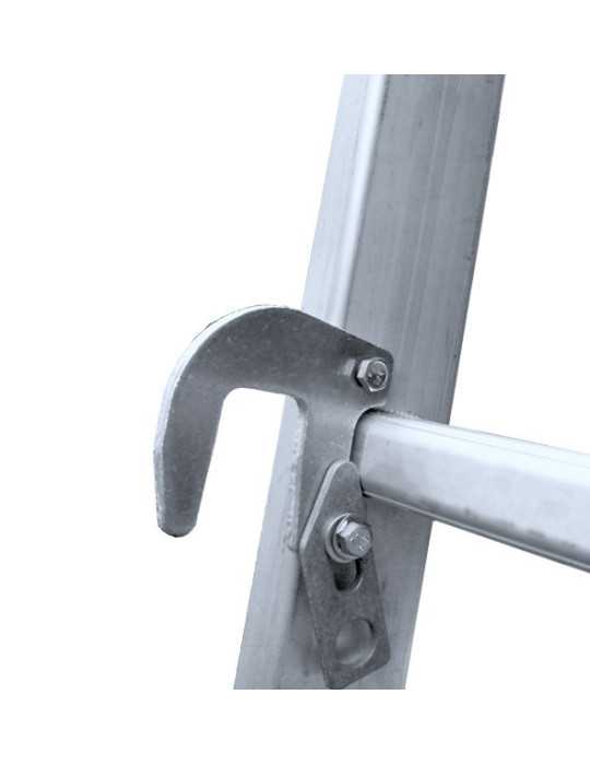 Escalera triple con base Industrial de 8x3 peldaños marca KTL