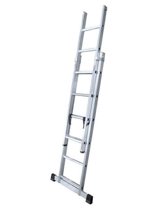 Escalera-andamio multiusos Brico-Office de 6x2 peldaños con plataforma de 118x33 cm marca KTL