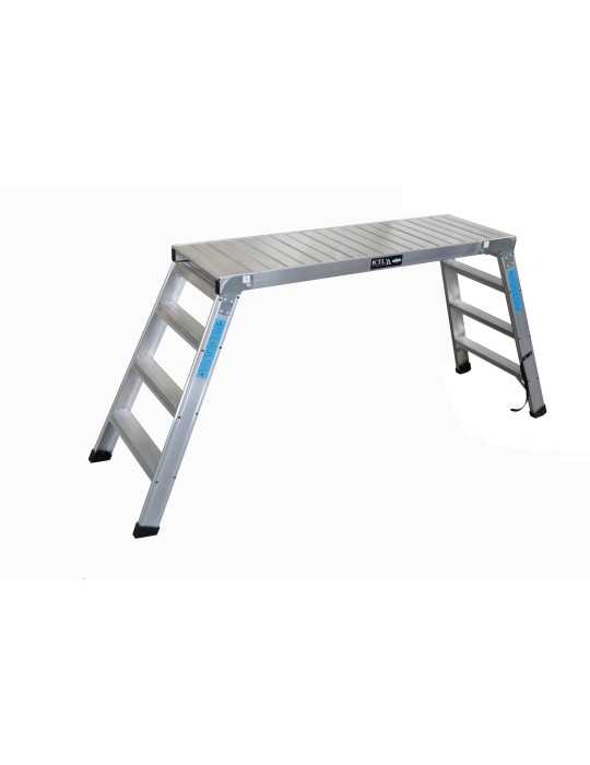 Plataforma de trabajo plegable KARLA de 1 peldaños con plataforma de 30x120 cm marca KTL