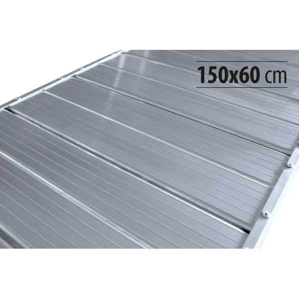 Plataforma de trabajo plegable KARLA de 1 peldaños con plataforma de 45x120 cm marca KTL
