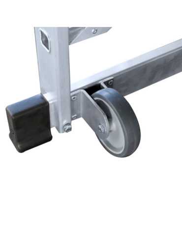 Taburete fijo de 45 Grados MAX de 2 peldaños con plataforma de 60x60 cm marca KTL 2