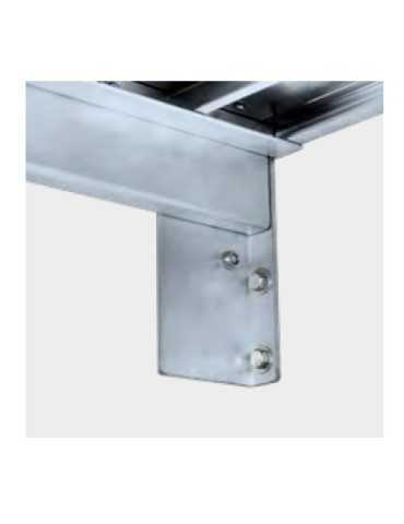 Escalera de acceso con plataforma de 60 Grados MAX de 12 peldaños con plataforma de 60x60 cm marca KTL 2