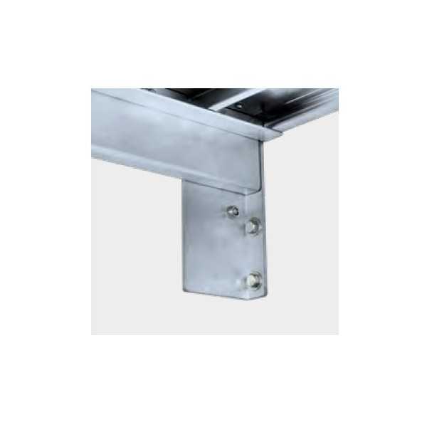 Escalera de acceso con plataforma de 60 Grados MAX de 4 peldaños con plataforma de 60x60 cm marca KTL