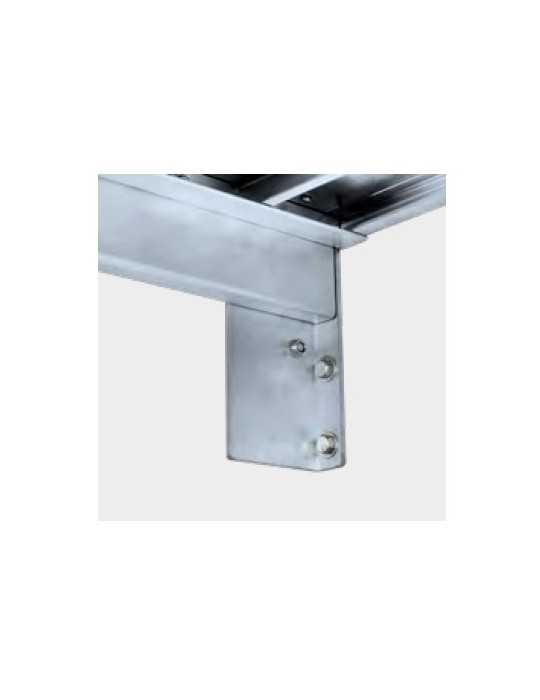 Escalera de acceso con plataforma de 60 Grados MAX de 4 peldaños con plataforma de 60x60 cm marca KTL