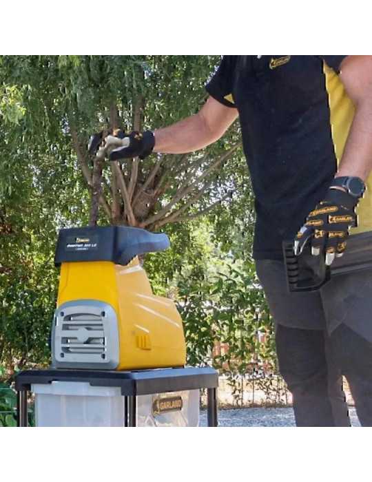 Biotriturador eléctrico enchufable CHIPPER 355LE-V19 GARLAND