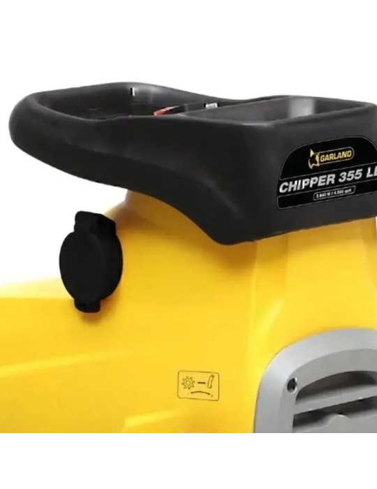 Biotriturador eléctrico enchufable CHIPPER 355LE-V19 GARLAND