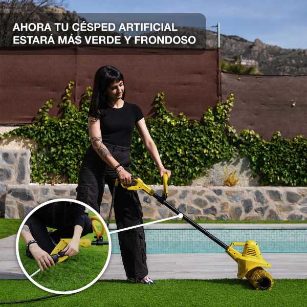 Peinadora/Barredora eléctrica enchufable ROLL&COMB 131 E-V26 GARLAND