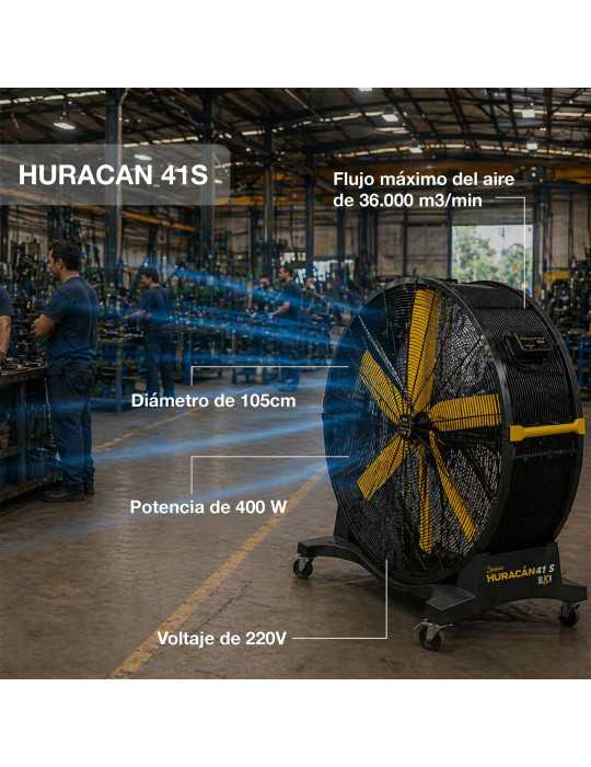 Ventilador industrial HURACAN 41S GARLAND
