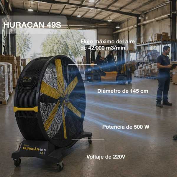 Ventilador industrial HURACAN 49S GARLAND